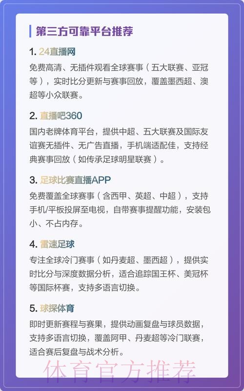 世界杯直播平台最佳推荐